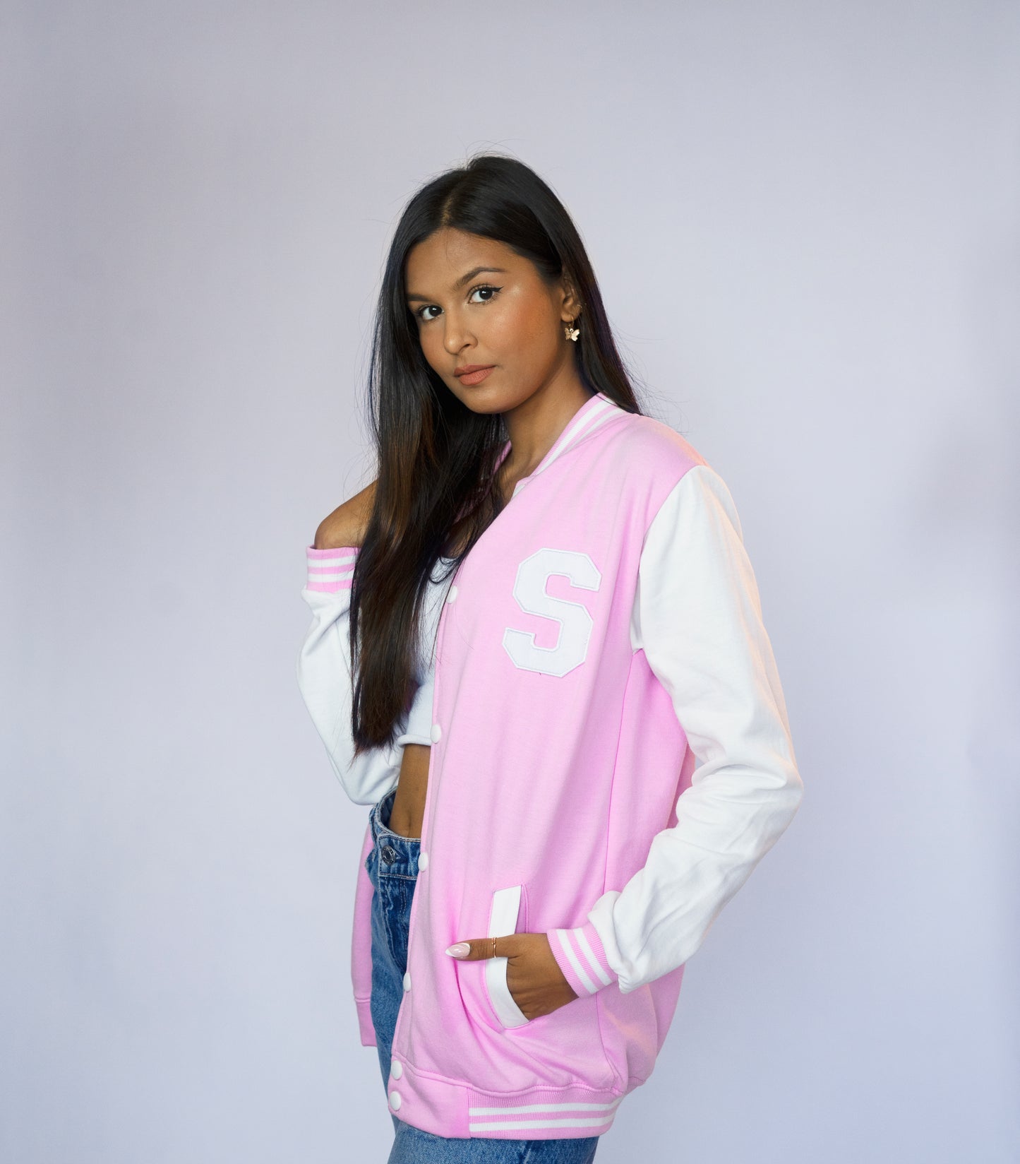 The Jock Jacket: The Rosewood High Jock Jacket (PINK)