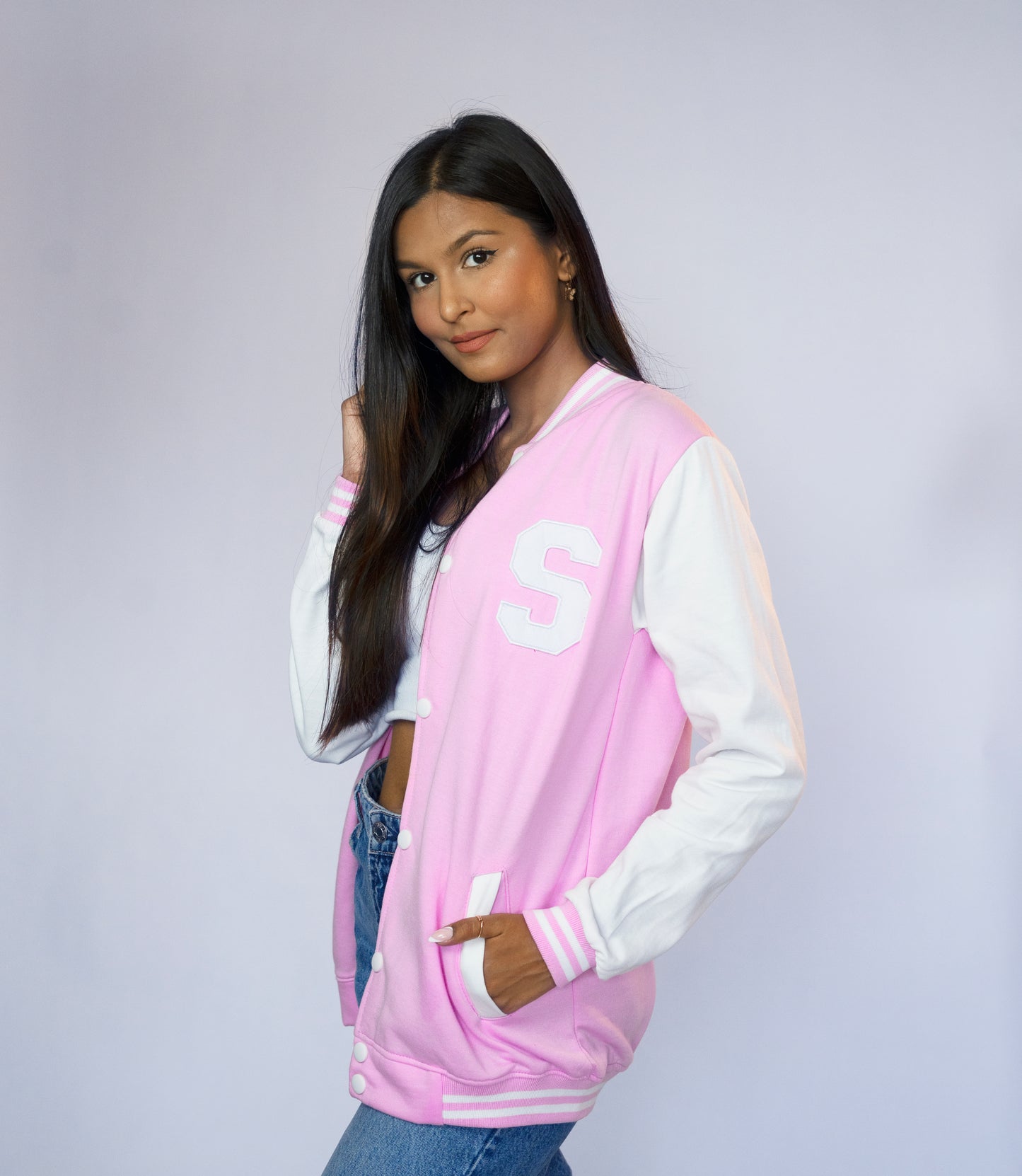 The Jock Jacket: The Rosewood High Jock Jacket (PINK)