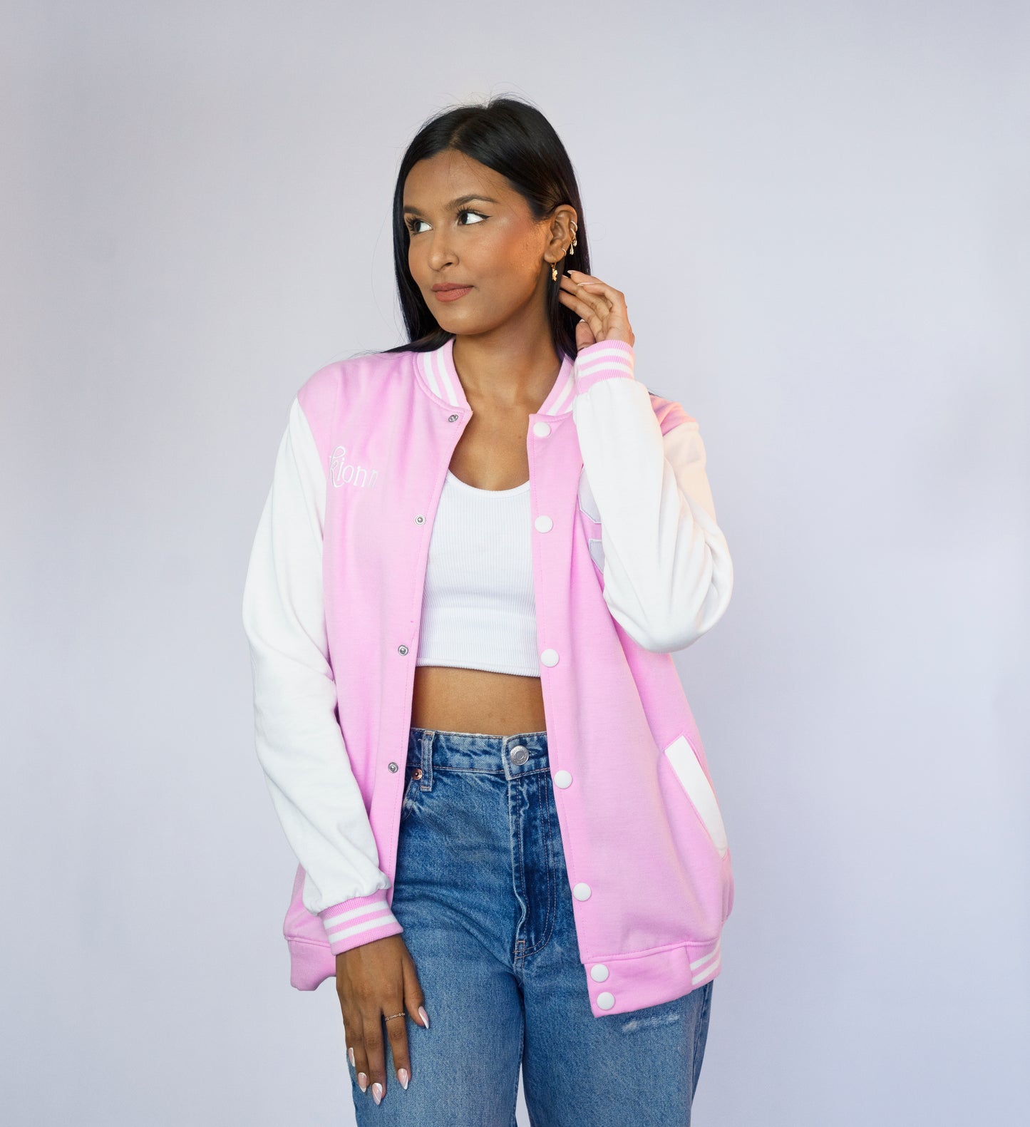 The Jock Jacket: The Rosewood High Jock Jacket (PINK)