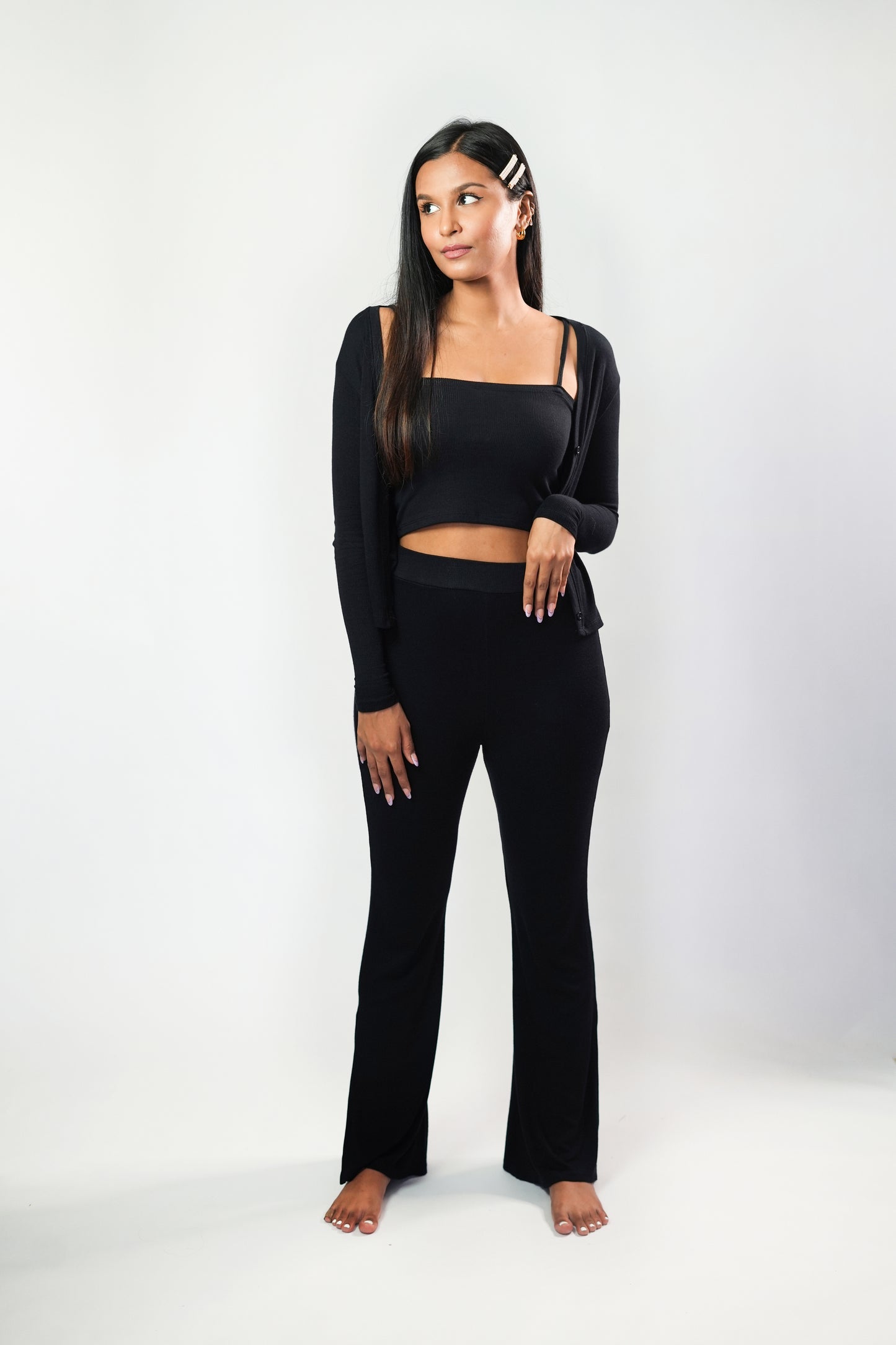 3 Piece Off Duty Set: Kardashian Kohl