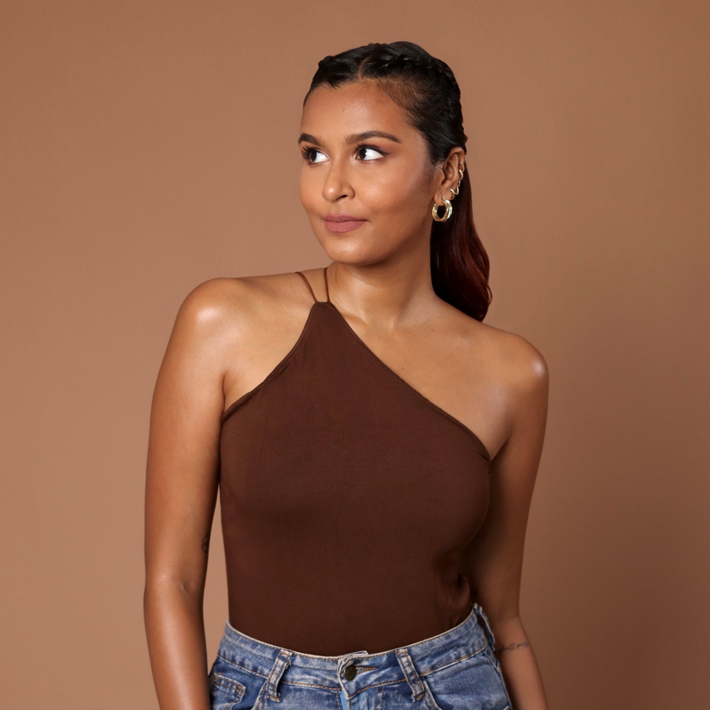 ONE Shoulder Bodysuits