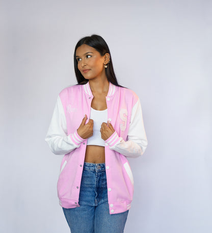 The Jock Jacket: The Rosewood High Jock Jacket (PINK)